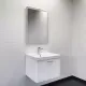 Тумба-умывальник Comforty Ангара-60П белый матовый c раковиной Comforty 4460