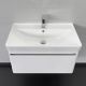 Тумба-умывальник Comforty подвесная Валдай-80П белая матовая с раковиной Comforty 4480