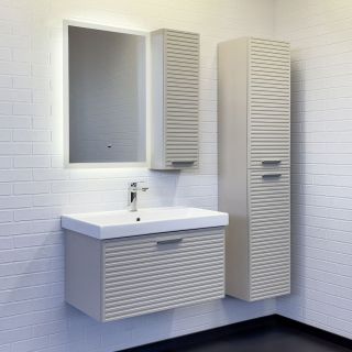 Шкаф подвесной Comforty для ванной Танжер-25 белый матовый