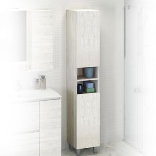 Comforty Шкаф-колонна "Верона-35-Н" дуб белый