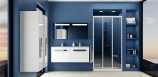 Душевая дверь Ravak Supernova ASDP3-100 00VA0102Z1 Transparent профиль белый