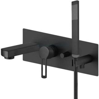 Смеситель для ванны с душем Paffoni Ringo RIN001NO (с внутренней частью)