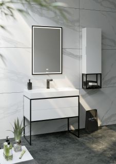 Напольная тумба под раковину Clarberg Logic LOG0107N 70см белый