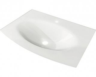 Стеклянная раковина Cezares 75x52 82415