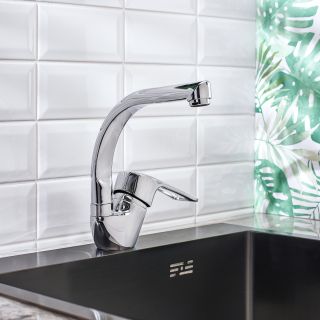 Смеситель для кухни BOOU B8206-9F хром