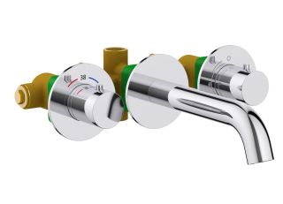 Смеситель встраиваемый для раковины Timo Saona 2381/00SM с термостатом хром