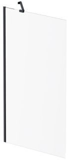 Шторка на ванну Am.Pm Gem 140x80см чёрный матовый W90BS-080-140BT