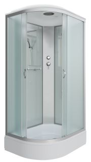 Душевая кабина Niagara NG-33084-14R 100x80см серебро/матовое