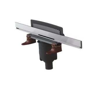 Душевой лоток Berges Wasserhaus Wall 600 090056 с решеткой Матовый хром