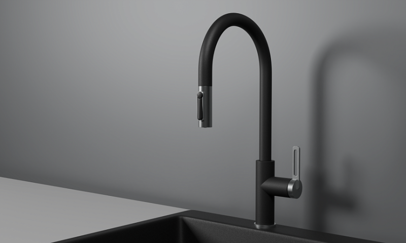 Смеситель для кухни Granula 8168, ТУРМАЛИН Турмалин