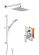 Душевой комплект Swedbe Platta 5539 хром