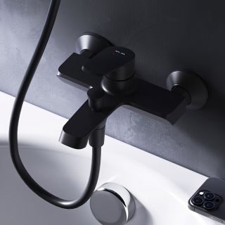 Смеситель для ванны и душа Am.Pm Func F8F10022 черный