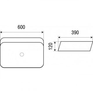 Раковина подвесная WW SK Арт. ELBACH 22434 10000003832