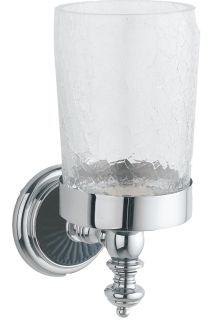 Стакан Boheme Vogue Nero хром 10184