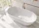 Ванна отдельностоящая Эстет Майами 1685х758 ФР-00017888 Solid Surface белая