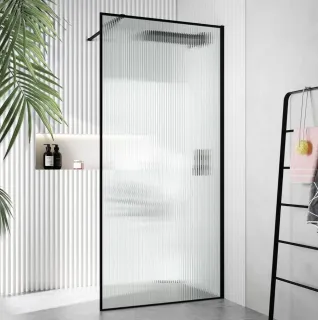 Душевая перегородка Cerutti SPA STRIP T90 90см чёрный