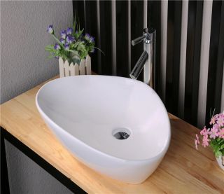 Раковина-чаша CeramaLux 7472B  Белая 59 см