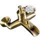 Смеситель для ванны Boheme Vogue Crystal бронза 203-CRST