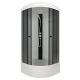 Душевая кабина Triton Грэй Щ0000067301 90x90 см профиль белый стекло тонированное