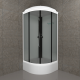Душевая кабина Triton Грэй Щ0000067301 90x90 см профиль белый стекло тонированное