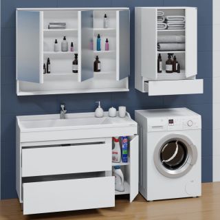 Тумба под раковину СанТа Марс 700254 120см белый