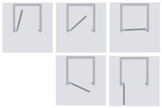 Душевая дверь Radaway Arta DWJ I 90 L