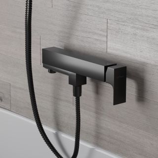 Смеситель для ванны Paini Grazia 21PZ111 чёрный матовый