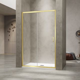 Душевая дверь RGW PA-114Gb 030811410-16 100 см брашированное золото