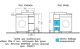 Тумба под раковину для стиральной машины СанТа Марс 700321 напольная 29см белый