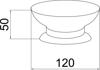 Мыльница Boheme Brillante хром 10440