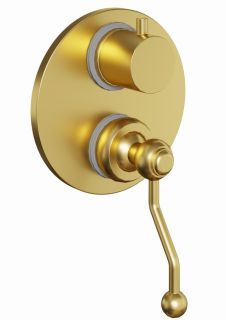 Встраиваемый смеситель для ванны Paini Duomo 88PJ6911 матовое золото