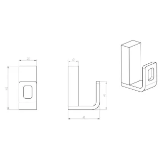 Крючок Boheme Q 10946-MW белый матовый