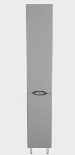 Пенал Style Line Марелла Люкс Plus L СС-00002444 30см с бельевой корзиной серый