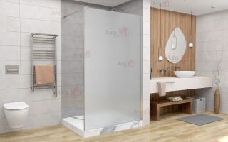 Душевая перегородка AvaCan MC120 MT хром