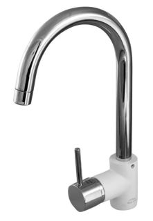 Смеситель для кухни Paini Cox 78CR5722LLMKM белый/хром