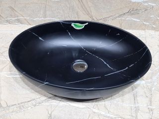 Раковина  CeramaLux 78166MBM черная 51.5 см