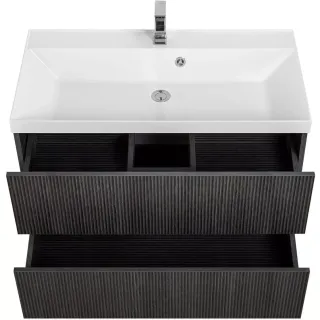 Тумба под раковину ArtMax Verona AM-Verona-Push-900-2C-SO-KD 90 см кадена дарк