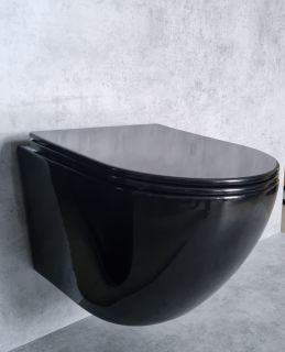 Унитаз CeramaLux NS-5178-18 подвесной с сиденьем Микролифт