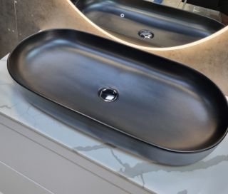 Раковина-чаша CeramaLux 78327MB черная 81 см