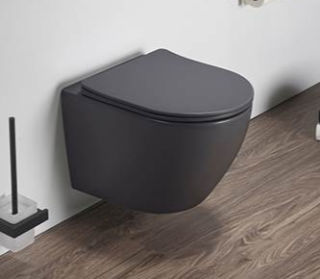 Унитаз CeramaLux 2197MDH подвесной с сиденьем Микролифт