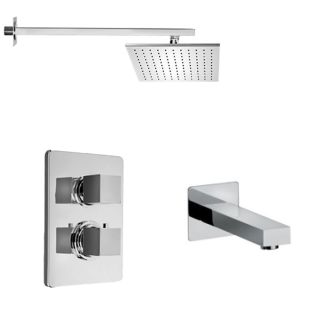 Душевой комплект Paini Grazia 21CRSET26911THBATHHEAD с термостатом хром