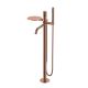 Напольный смеситель для ванны Boheme Stick Touch 129-CB.2 брашированная медь