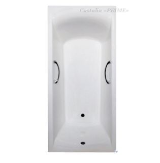 Чугунная ванна CASTALIA "PRIME" 150x70x42cm  ХР.РУЧКИ (снято с пр-ва, аналог Prime S2021)