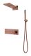 Душевой комплект Boheme Fusion 130-BRB брашированная бронза