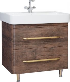 Тумба под раковину Bellezza Олимпия 60см орех 00000007219