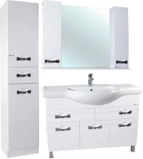 Тумба под раковину Bellezza Абрис 120см белый 00000006120