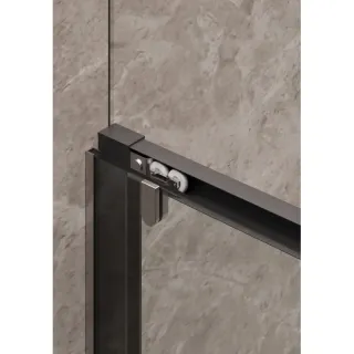 Душевая дверь в нишу Timo T04 150 см чёрный