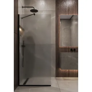 Душевая перегородка Timo T08 90 см чёрный