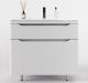 Тумба под раковину Style Line Марелла 90 Люкс Plus СС-00002416 белый матовый