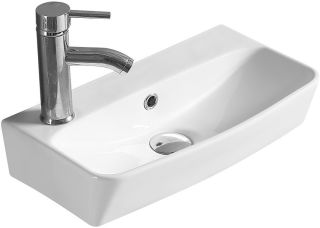 Раковина накладная SantiLine SL-2003 45см белый